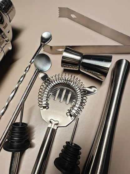 3/6pcs Cocktail Shaker Stainless Steel Bartending Tools Margarita Mixer Drink Shaker Martini Sharker Bartender Kit