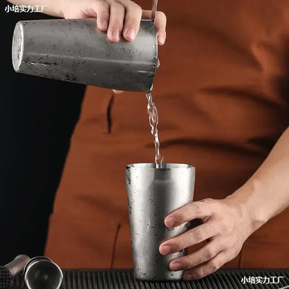4/5pcs Professional Boston Cocktail Shaker Set Cocktail Mixer Martini Cocktail Shaker Bar Set Stainless Steel Bartender Wine Cup